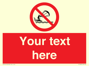 Custom No kite surfing